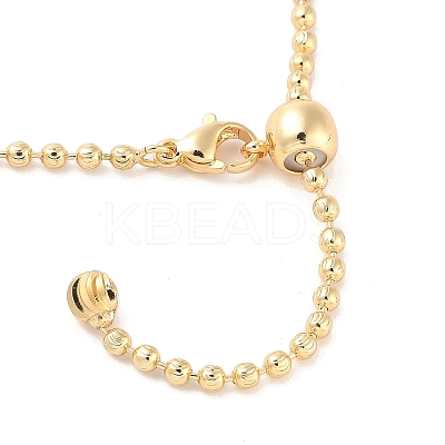 Brass Ball Chain Necklace Making NJEW-Q344-05G-1