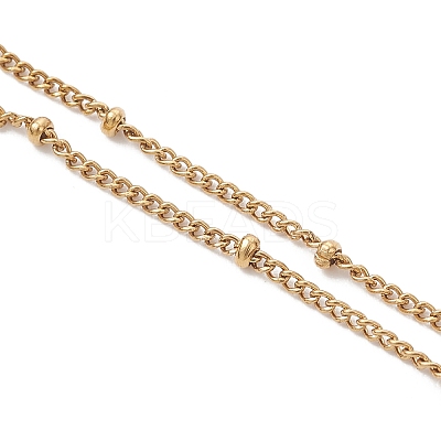 304 Stainless Steel Satellite Chain Slider Bracelet Making AJEW-JB01554-02-1