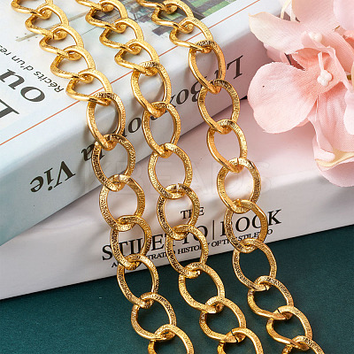 Aluminium Twisted Chains Curb Chains CHA-TA0001-05G-1