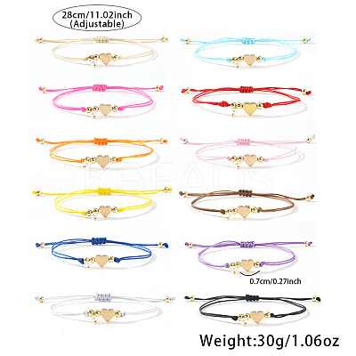 12Pcs Imitation Pearl Charm Bracelets SI5748-1-1