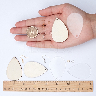 DIY Dangle Earring Makings DIY-SC0009-99-1