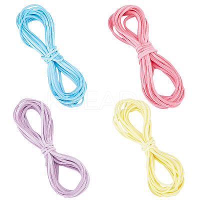 8 Bundles 4 Colors Flat Faux Suede Cord LW-CL0001-03B-1