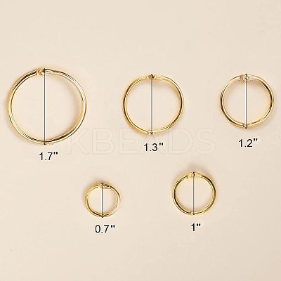 Iron Loose Leaf Book Binder Hinged Rings IFIN-PH0023-03-1