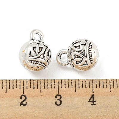 Tibetan Style Alloy Charms FIND-M011-11AS-1