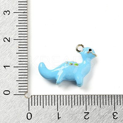 Alloy Enamel Pendants ENAM-H043-01G-02-1