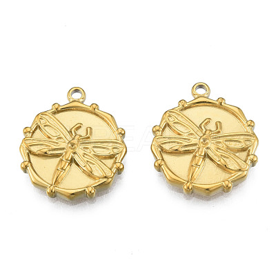 Ion Plating(IP) 304 Stainless Steel Pendants STAS-N098-207LG-1
