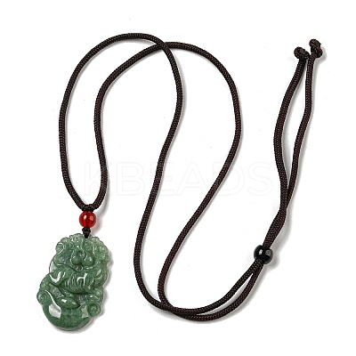Natural Jadeite Pendant Necklaces G-H306-05-03-1