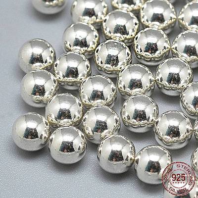 Spacer Tiny Round Beads 925 Sterling Silver Beads | GemsRainbowCo