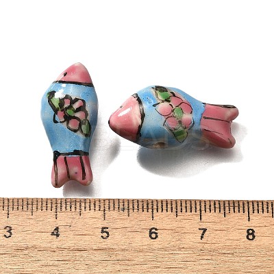 Handmade Porcelain Beads PORC-S002-03B-1