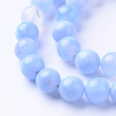 Natural Agate Beads Strands X-G-F315-4mm-01-1