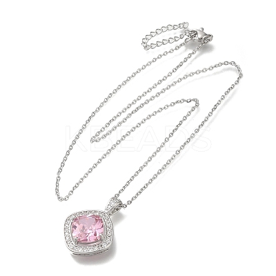 304 Stainless Steel Cable Chain Necklaces NJEW-H040-20P-07-1