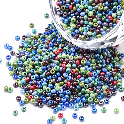 11/0 Czech Opaque Glass Seed Beads SEED-N004-003B-29-1