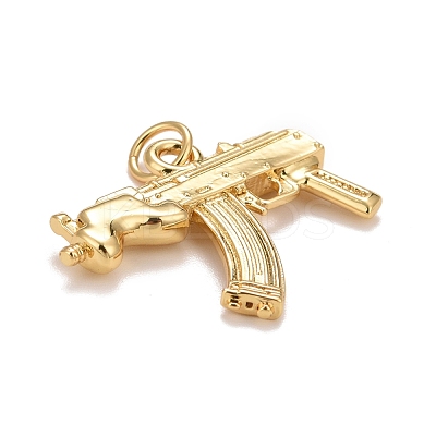 Rack Plating Brass Pendants KK-E262-02G-1