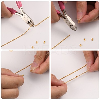 Brass Ball Chains CHC-S008-003H-G-1