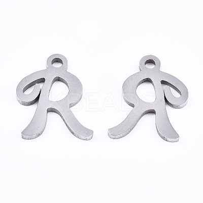 Non-Tarnish 201 Stainless Steel Charms X-STAS-T044-217P-R-1