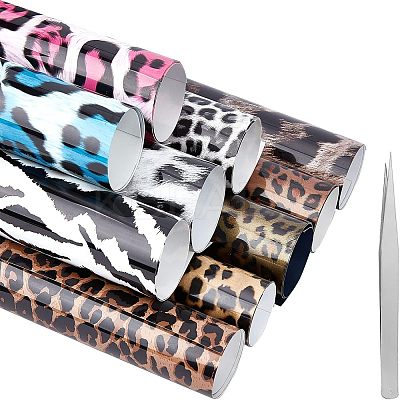 10Pcs 10 Color VINYL Heat Transfer Film DIY-NB0005-28-1-1
