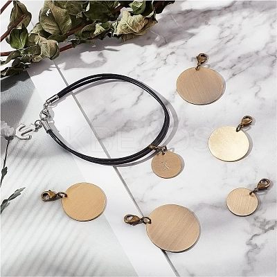 12Pcs 3 Style Brass Pendants HJEW-FH0001-11-1