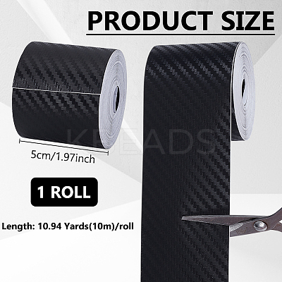 10M PVC Car Auto Fibre Sticker Vinyl Wrapping Film DIY-WH0128-48A-1