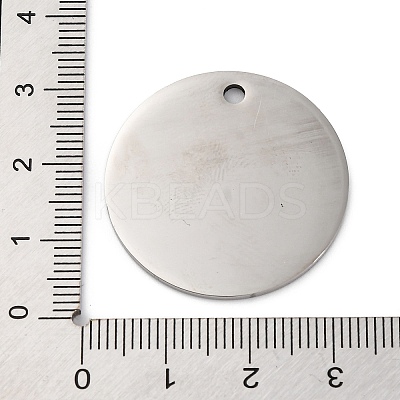 Anti-Tarnish 201 Stainless Steel Pendants STAS-R002-01P-17-1