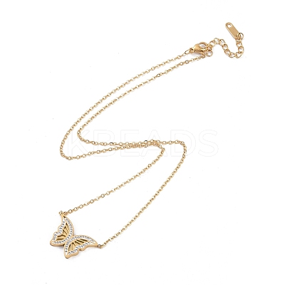 Ion Plating(IP) 304 Stainless Steel Cable Chain Necklaces NJEW-G081-10G-1