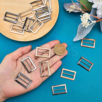 20Pcs 4 Colors Alloy Belt Buckles FIND-CL0001-36B-1