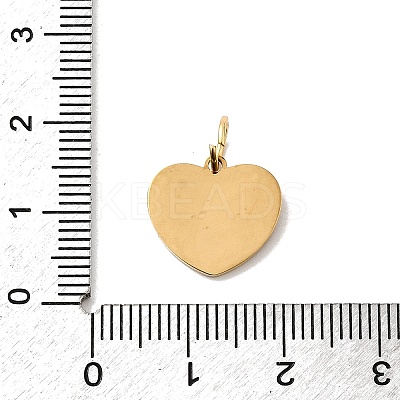 304 Stainless Steel Pendants STAS-B102-09A-G-1