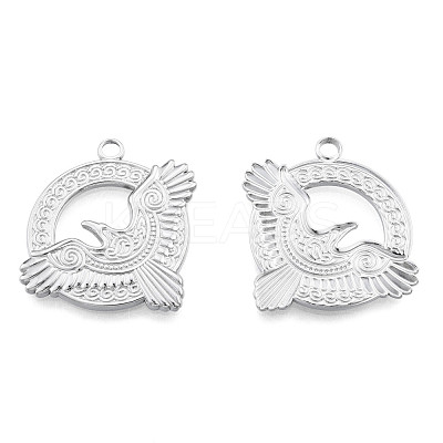 Non-Tarnish 201 Stainless Steel Pendants LS-STAS-N098-268P-1