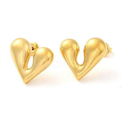304 Stainless Steel Stud Earrings EJEW-G364-15G-1