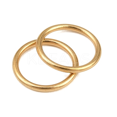 Ion Plating(IP) 304 Stainless Steel Closed Jump Rings STAS-G393-06G-12-1