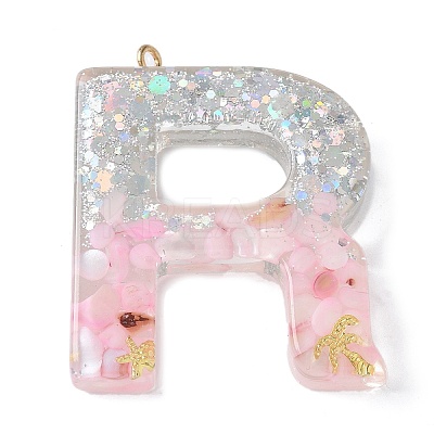 Resin Pendants RESI-B029-01P-R-1