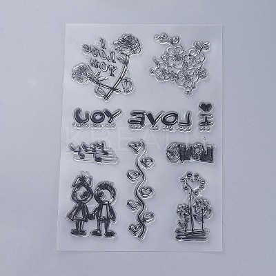Silicone Stamps DIY-L036-C03-1