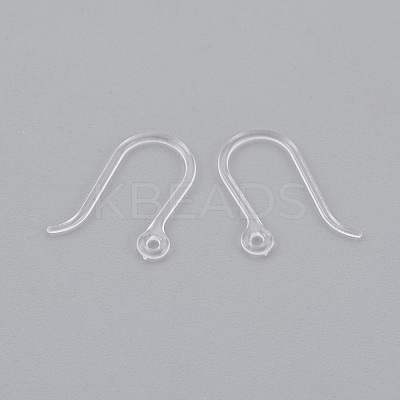 Resin Earring Hooks X-RESI-J021-10B-1