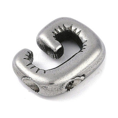 Anti-Tarnish 304 Stainless Steel Pendants STAS-K256-25G-P-1