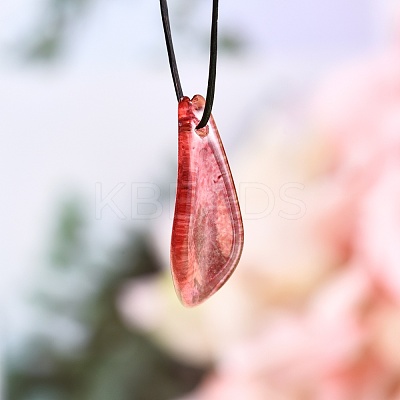 120Pcs 8 Colors Transparent Spray Painted Glass Pendants GLAA-SZ0001-48-1