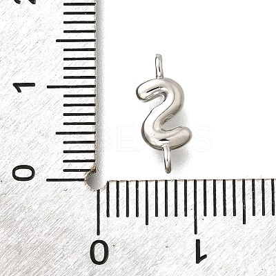 Brass Connector Charms KK-P295-01P-S-1