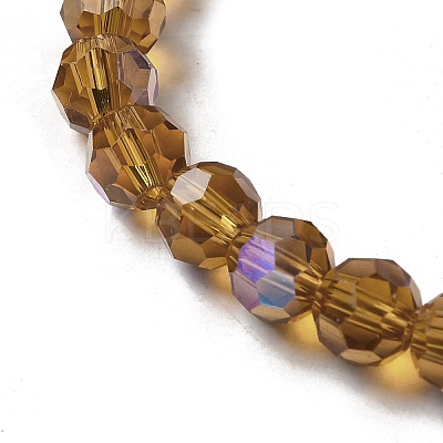 Electroplate Transparent Glass Beads Strands EGLA-A035-T6mm-L04-1