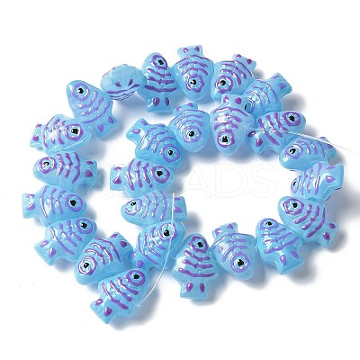 Baking Paint Glass Enamel Beads BLOW-D300-04I-1