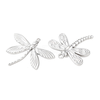 5Pcs 304 Stainless Steel Pendants STAS-P432-12P-1