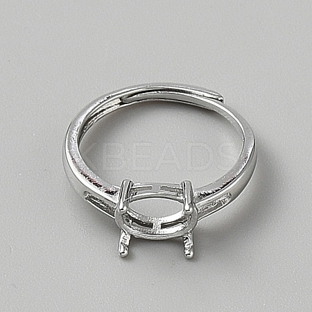 Brass Adjustable Ring Components FIND-WH0817-014P-B-1-1