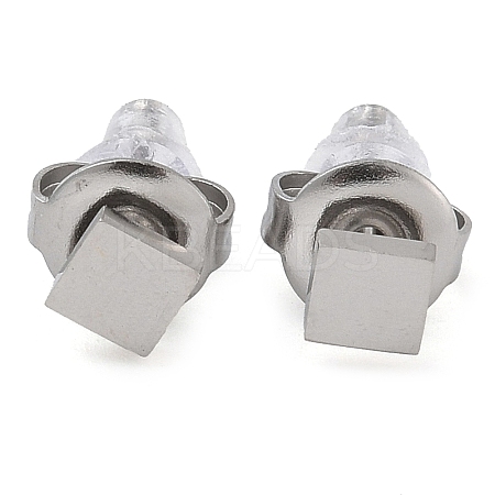 304 Stainless Steel Stud Earrings for Women EJEW-B109-04C-P-1
