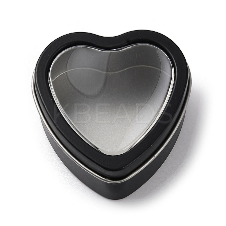 Tinplate Iron Heart Shaped Candle Tins LS-CON-NH0001-01D-1