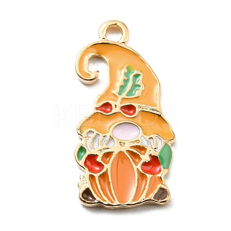 Thanksgiving Day Alloy Enamel Pendants LS-ENAM-D060-02I-KCG-1