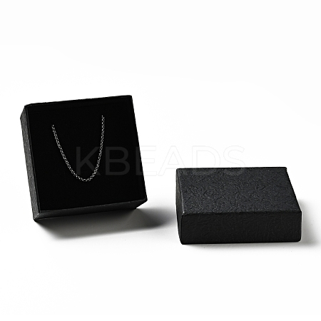 Texture Paper Jewelry Gift Boxes OBOX-G016-C02-B-1