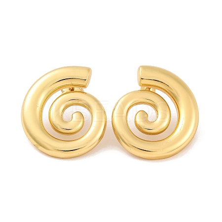 Brass Stud Earrings for Women EJEW-U015-13G-02-1