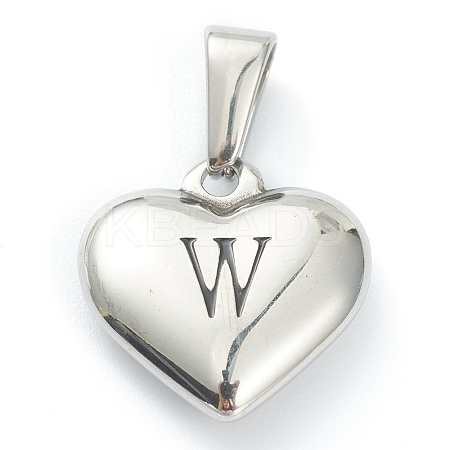304 Stainless Steel Pendants STAS-P278-01W-P-1