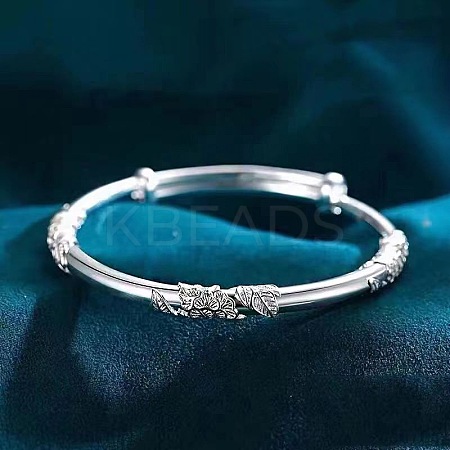 Simple Style Adjustable Brass Bangles for Women FS-WG003F2-01-1