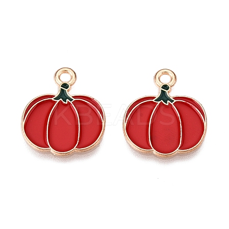 Thanksgiving Day Theme Alloy Enamel Pendants ENAM-T020-35M-1