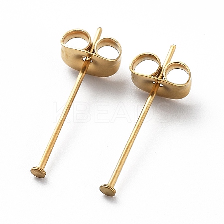 Ion Plating(IP) 304 Stainless Steel Flat Head Pins STAS-I315-B02-G-1