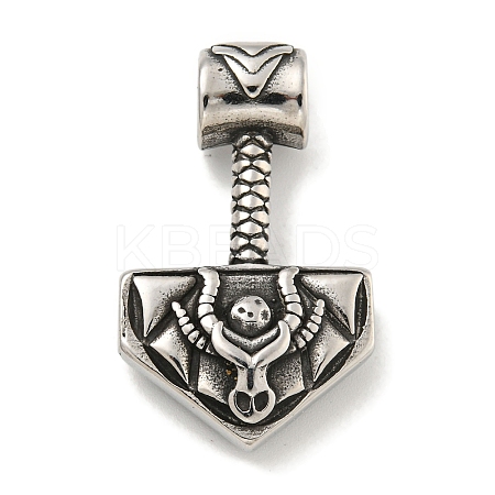 Viking 316 Surgical Stainless Steel Pendants STAS-E212-107AS-1