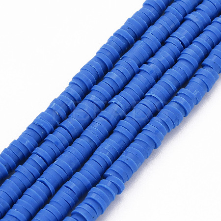 Handmade Polymer Clay Bead Strands CLAY-T002-4mm-67-1
